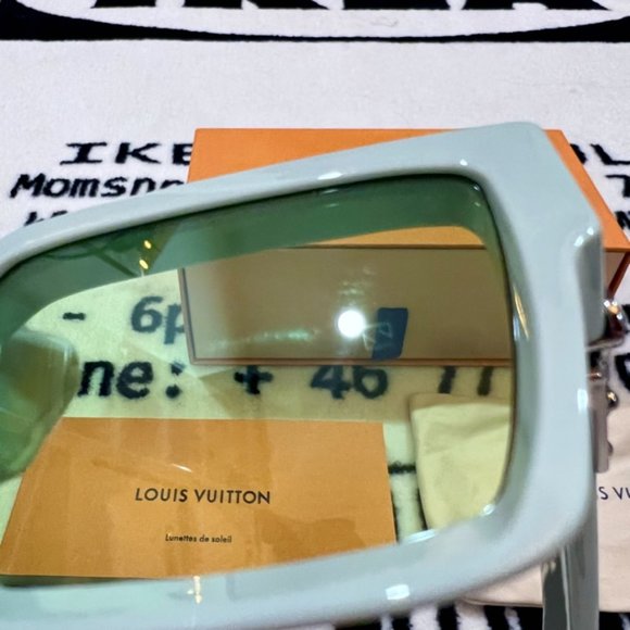 Louis Vuitton Limited Edition 1:1 Millionaire Zeiss Lens Sunglasses - Pale Green - Picture 14 of 14